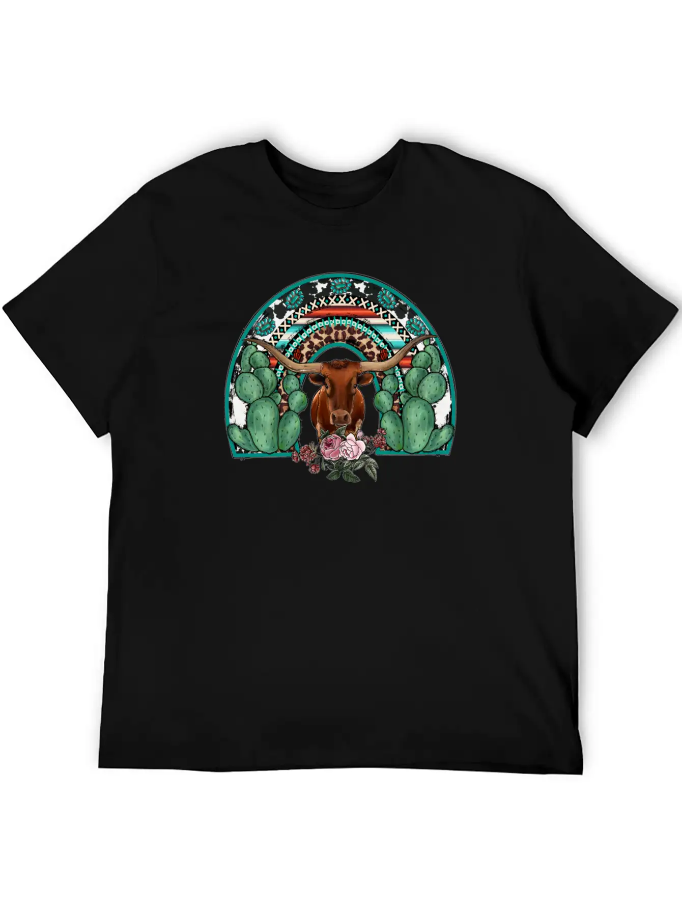Rainbow Cow Timeless Short Sleeve Tee – Comfy And Minimalist Design