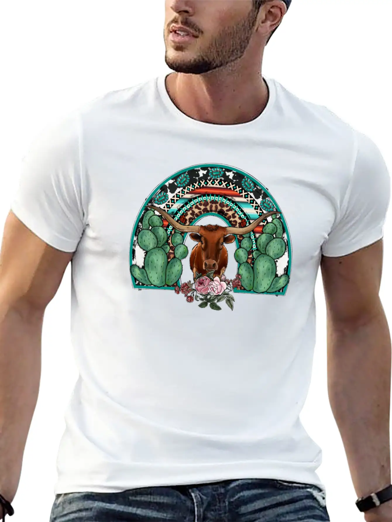 Rainbow Cow Timeless Short Sleeve Tee – Comfy And Minimalist Design
