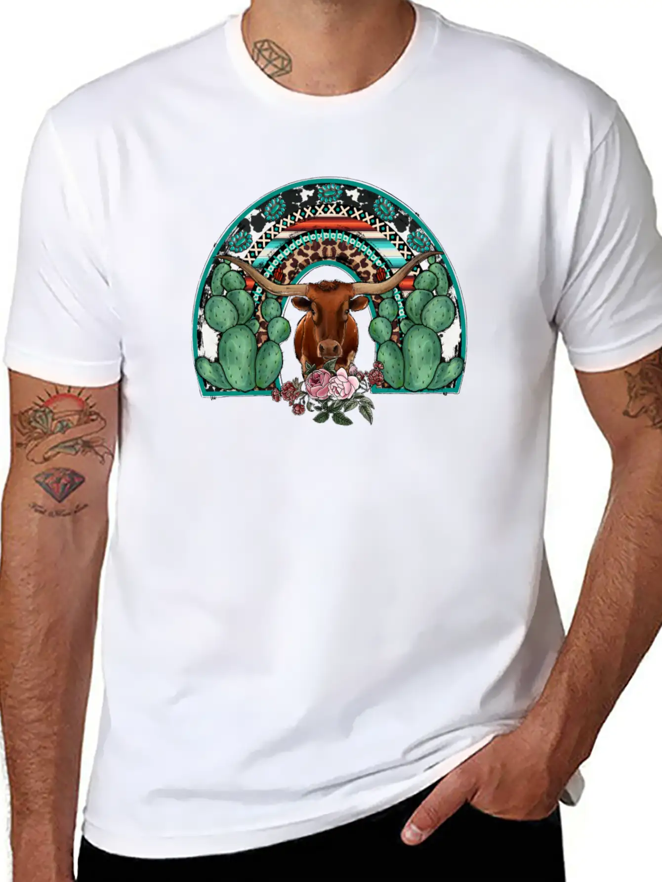 Rainbow Cow Timeless Short Sleeve Tee – Comfy And Minimalist Design