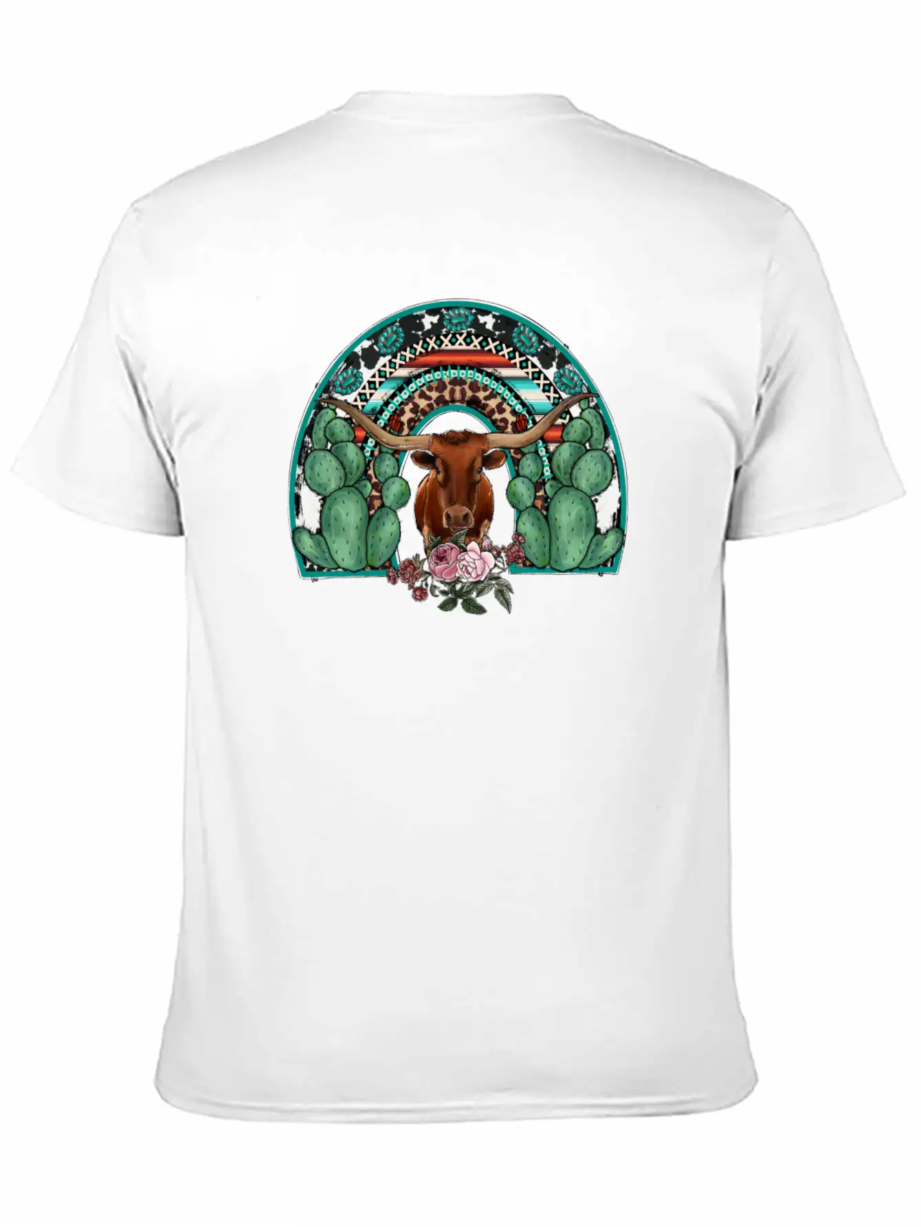 Rainbow Cow Timeless Short Sleeve Tee – Comfy And Minimalist Design