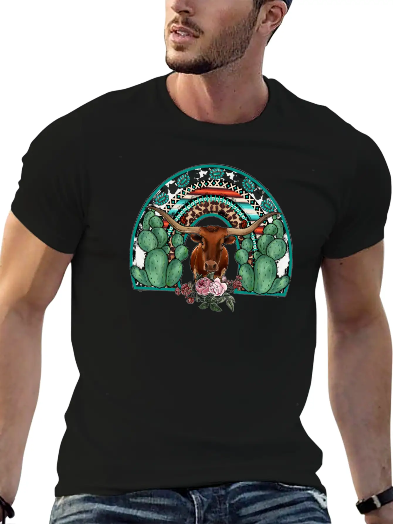 Rainbow Cow Timeless Short Sleeve Tee – Comfy And Minimalist Design