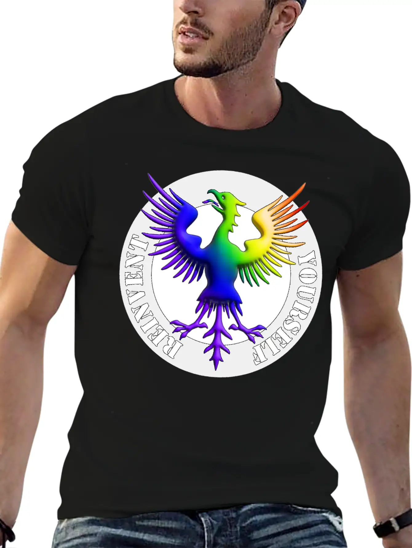 Rainbow Love Unisex Casual T-Shirt – Clean Design For Daily Comfort