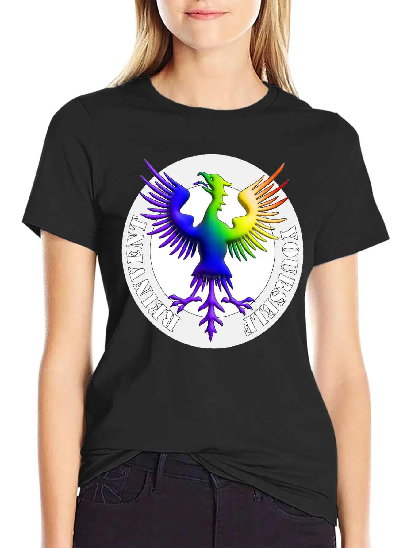 Rainbow Love Unisex Casual T-Shirt – Clean Design For Daily Comfort