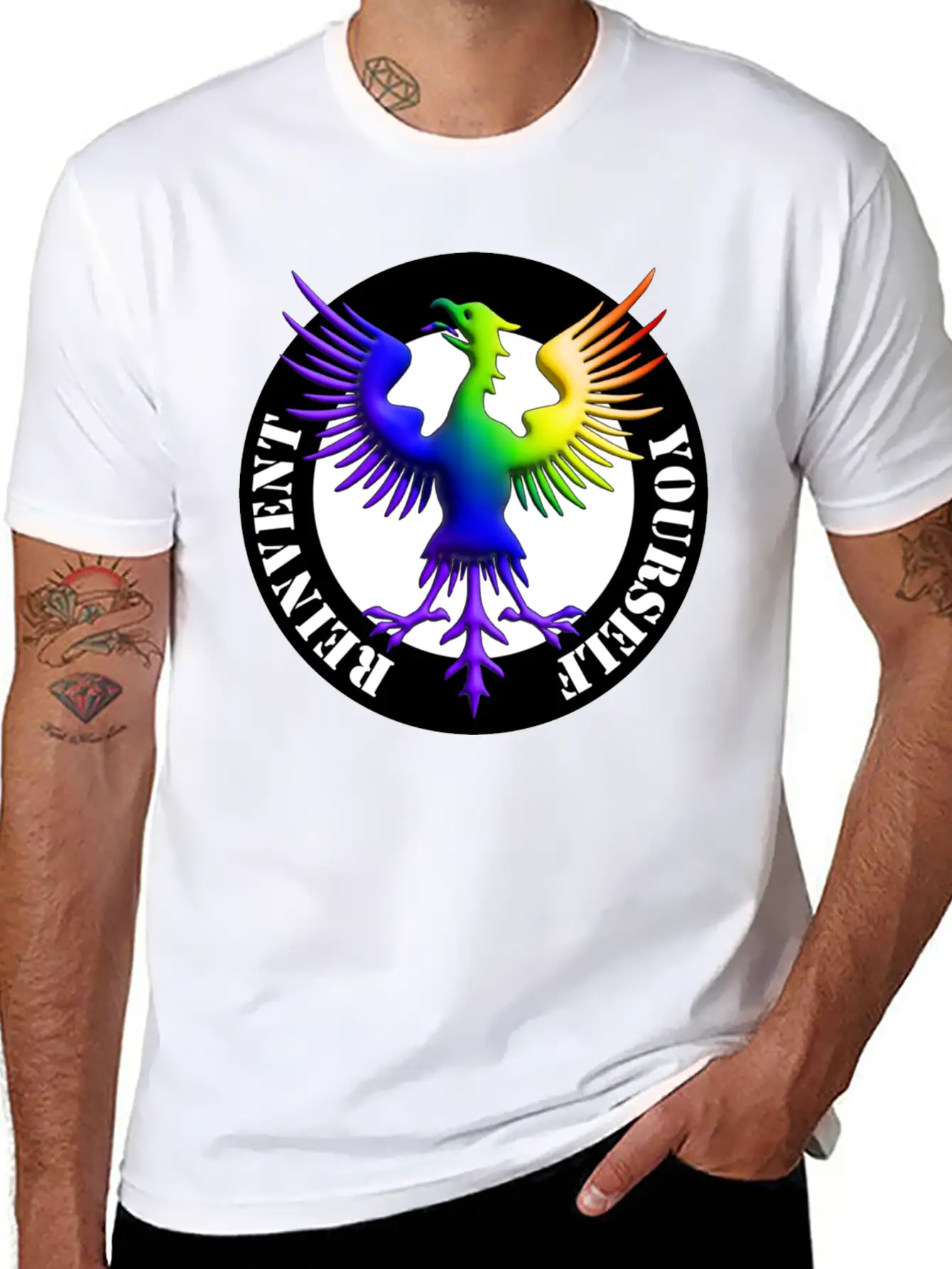 Rainbow Love Unisex Casual T-Shirt – Clean Design For Daily Comfort