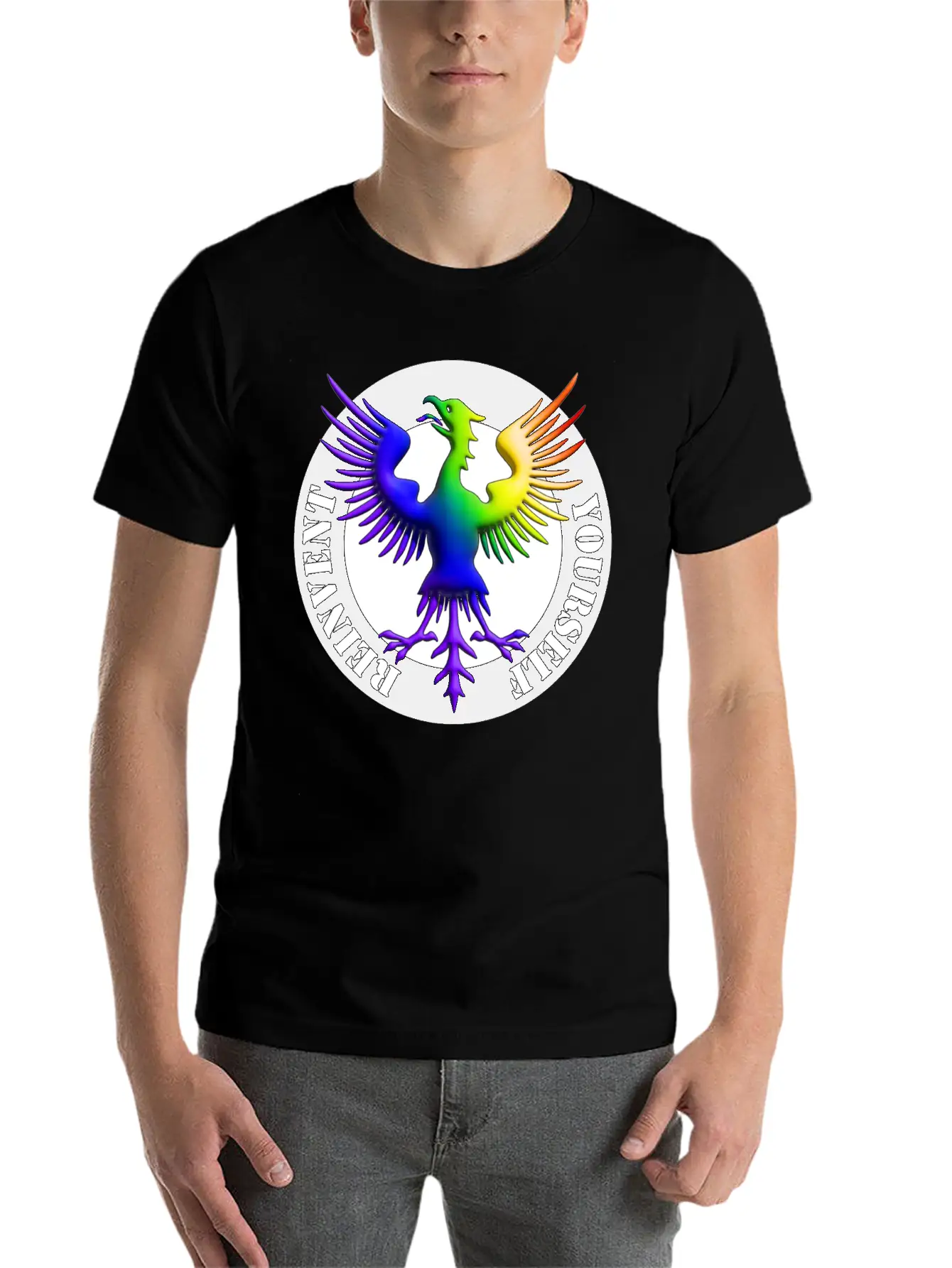 Rainbow Love Unisex Casual T-Shirt – Clean Design For Daily Comfort