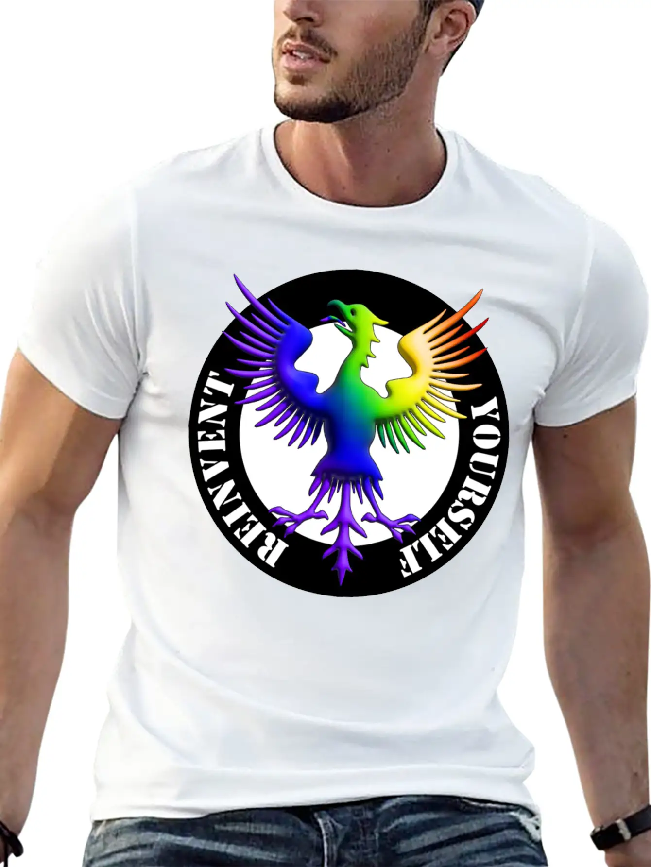 Rainbow Love Unisex Casual T-Shirt – Clean Design For Daily Comfort