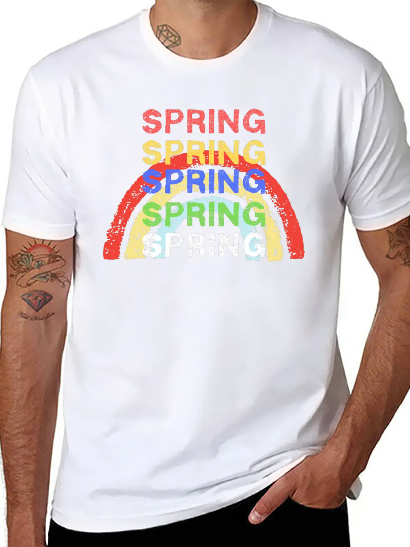 Rainbow Springs Unisex Short Sleeve Soft Cotton T-Shirt – Casual Everyday Wear