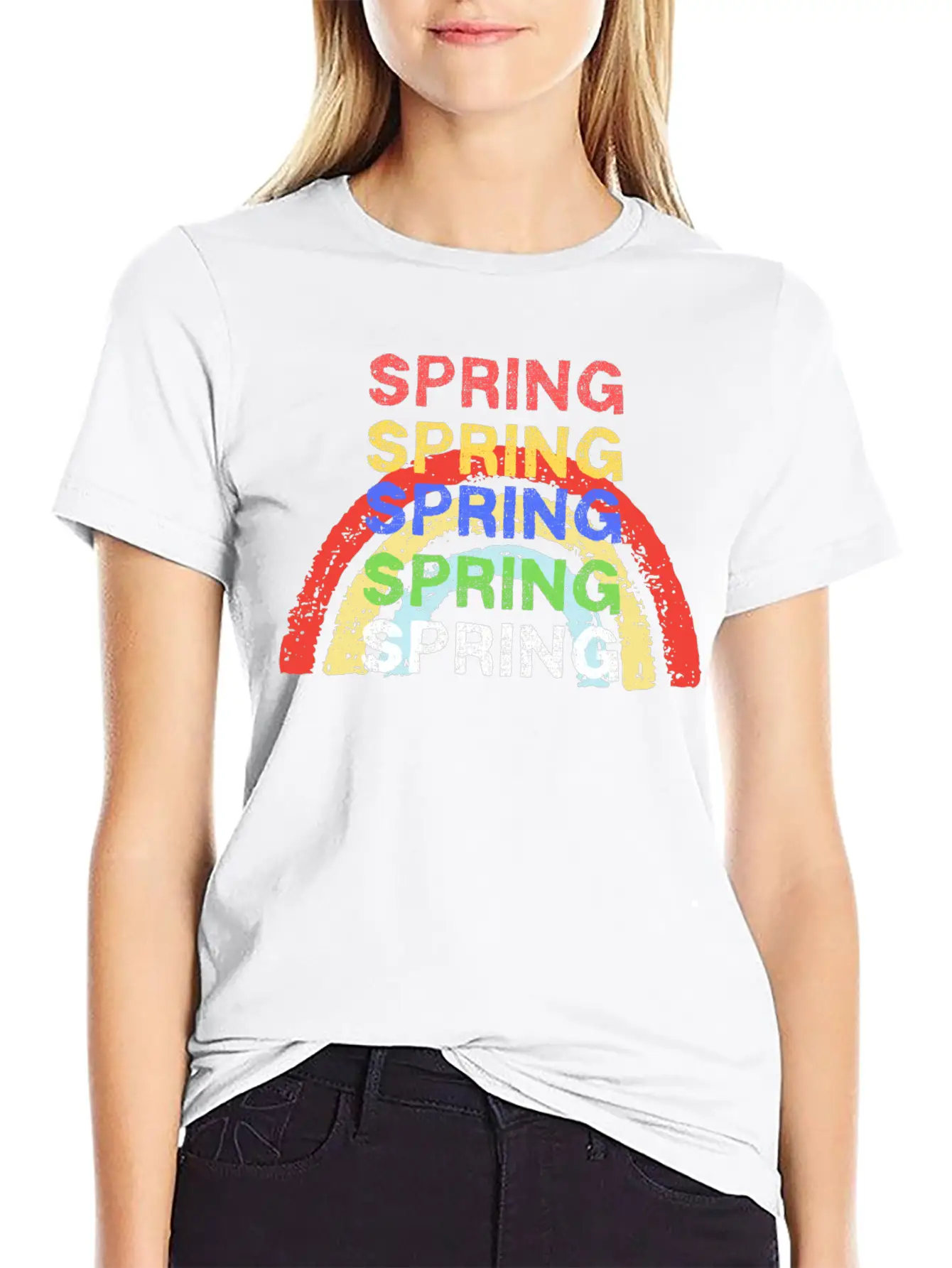 Rainbow Springs Unisex Short Sleeve Soft Cotton T-Shirt – Casual Everyday Wear