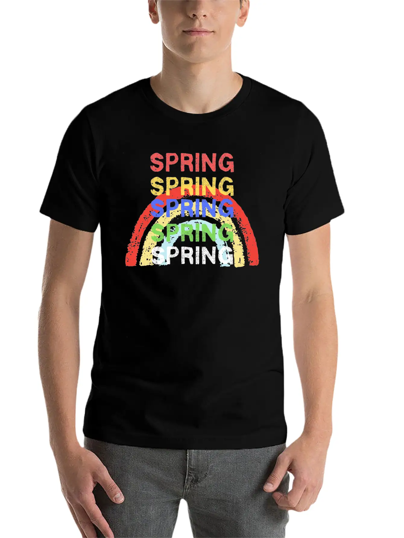Rainbow Springs Unisex Short Sleeve Soft Cotton T-Shirt – Casual Everyday Wear
