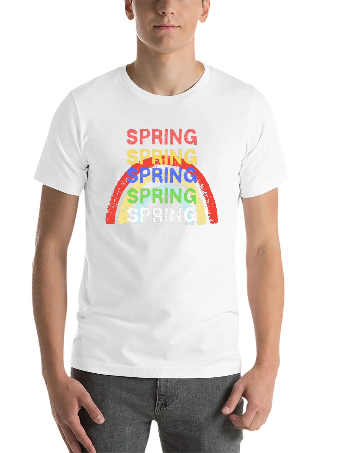 Rainbow Springs Unisex Short Sleeve Soft Cotton T-Shirt – Casual Everyday Wear