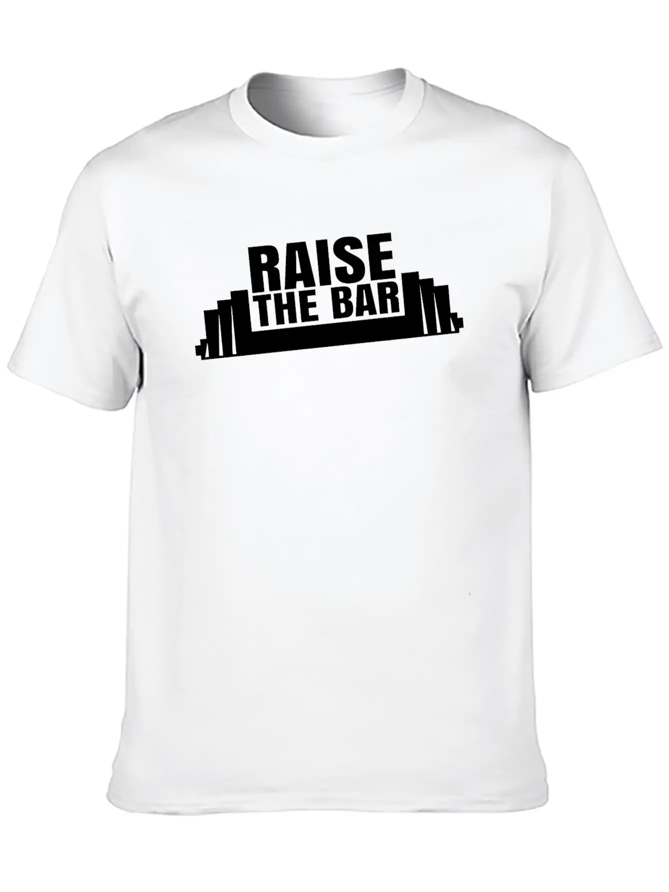 Raise The Bar Stylish Everyday T-Shirt – Unisex Basic Cotton Tee
