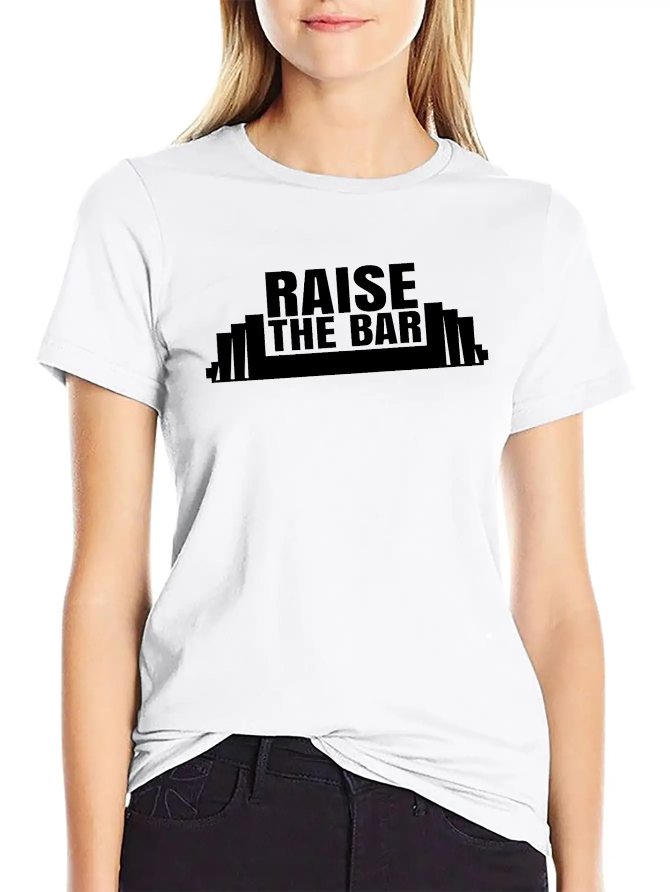 Raise The Bar Stylish Everyday T-Shirt – Unisex Basic Cotton Tee
