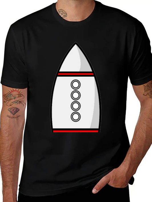 Rakete Rocket Space Shuttle Ufo Raumschiff Mond Mo Comfortable Minimalist Graphic Tee – Summer Style Essential