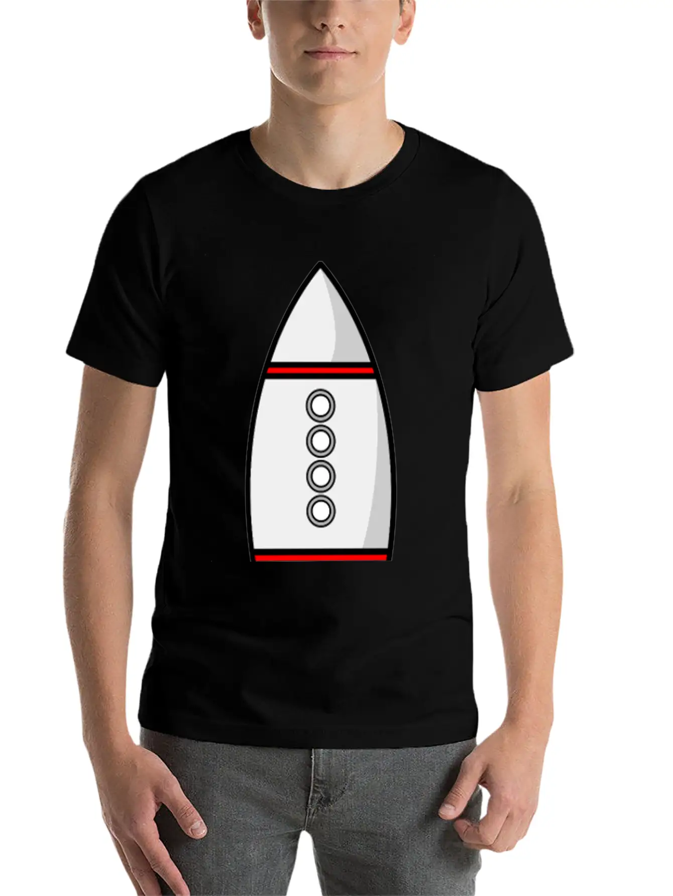 Rakete Rocket Space Shuttle Ufo Raumschiff Mond Mo Comfortable Minimalist Graphic Tee – Summer Style Essential