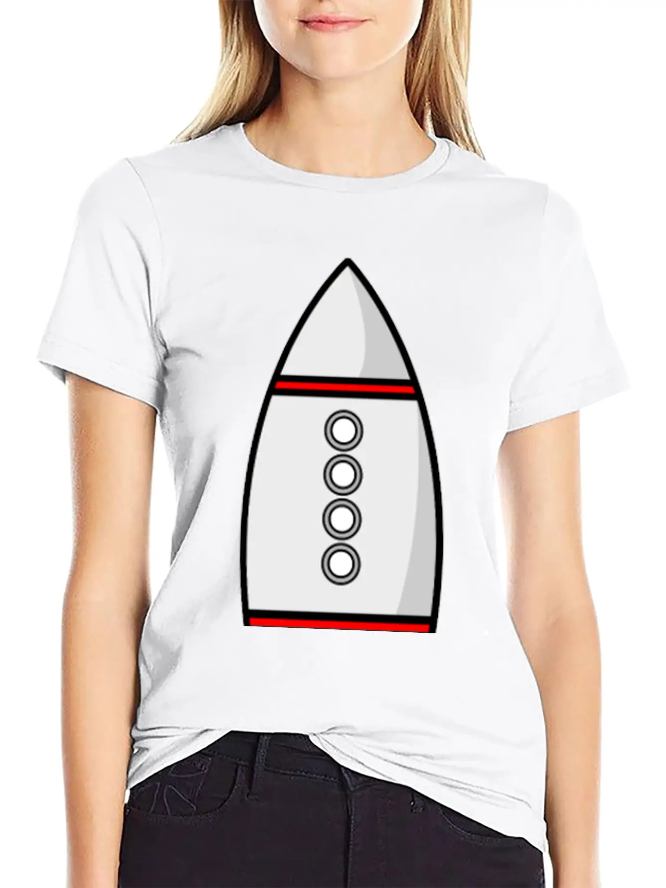 Rakete Rocket Space Shuttle Ufo Raumschiff Mond Mo Comfortable Minimalist Graphic Tee – Summer Style Essential