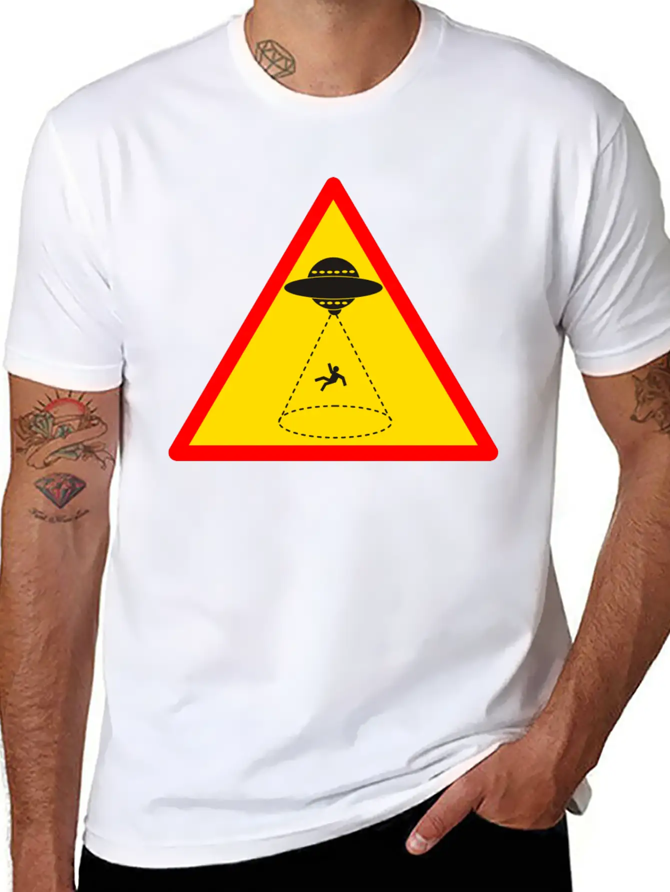 Rakete Rocket Space Shuttle Ufo Raumschiff Mond Mo Stylish Everyday T-Shirt – Unisex Basic Cotton Tee