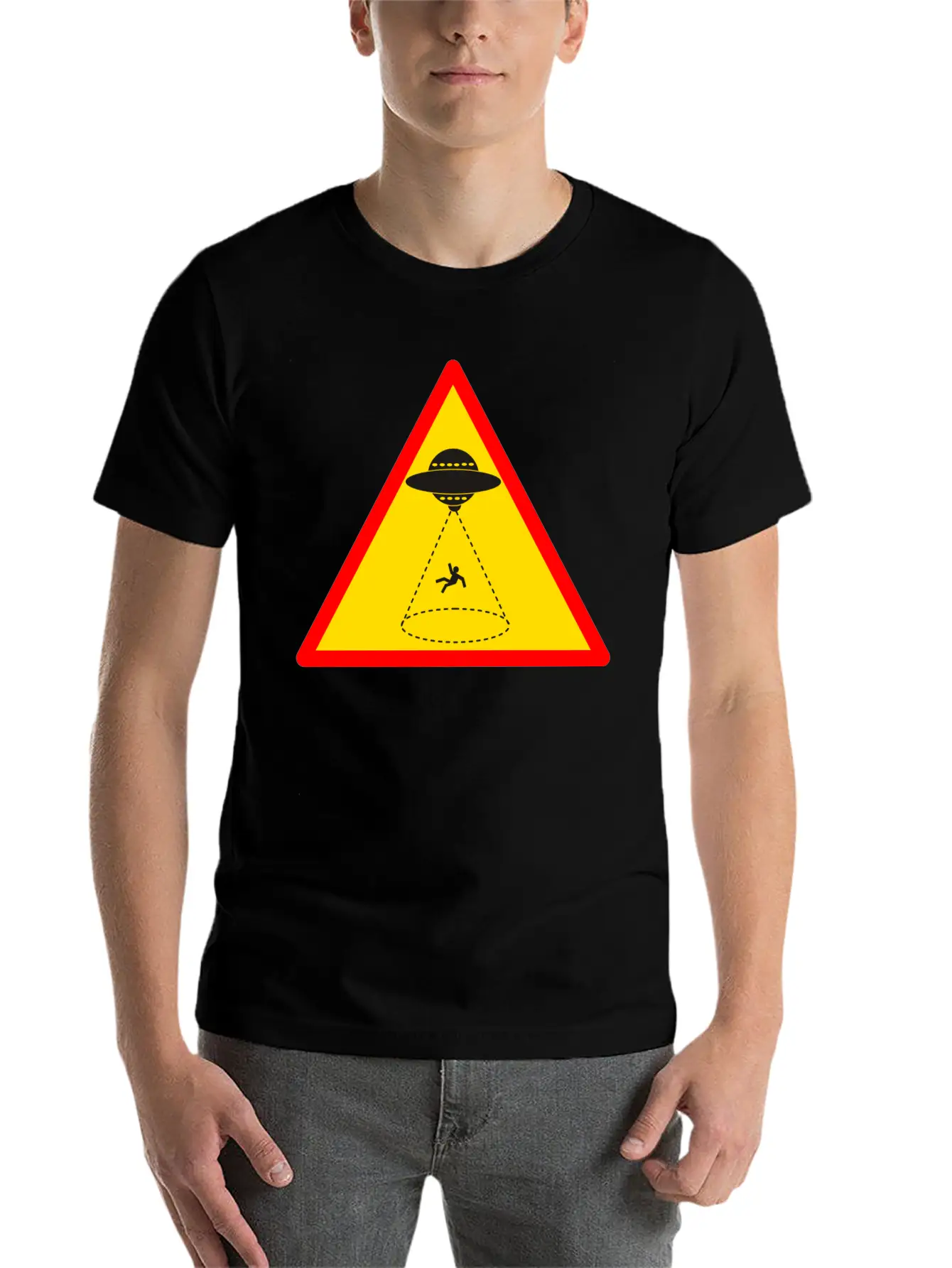 Rakete Rocket Space Shuttle Ufo Raumschiff Mond Mo Stylish Everyday T-Shirt – Unisex Basic Cotton Tee