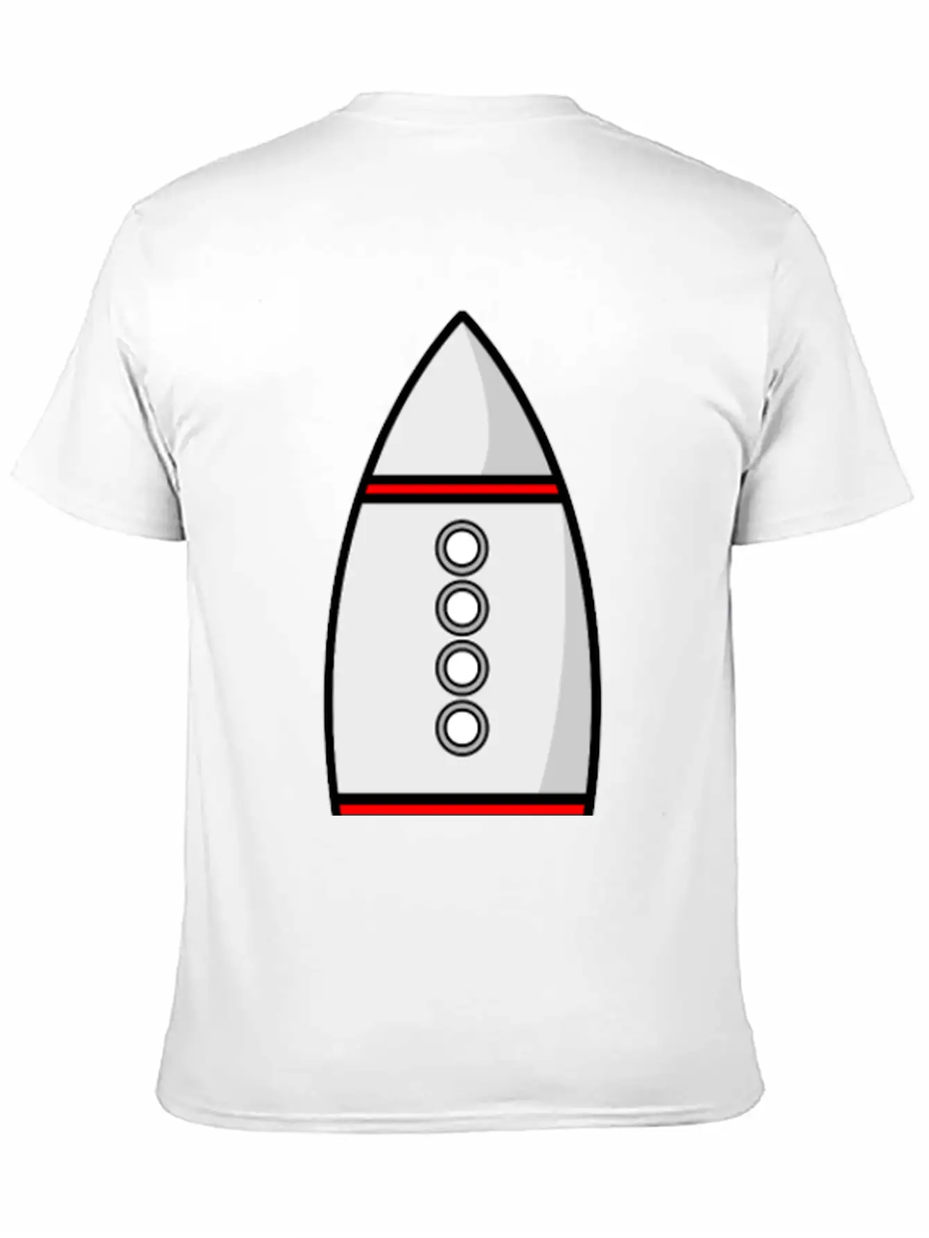 Rakete Rocket Space Shuttle Ufo Raumschiff Mond Mo Unisex Casual T-Shirt – Clean Design For Daily Comfort