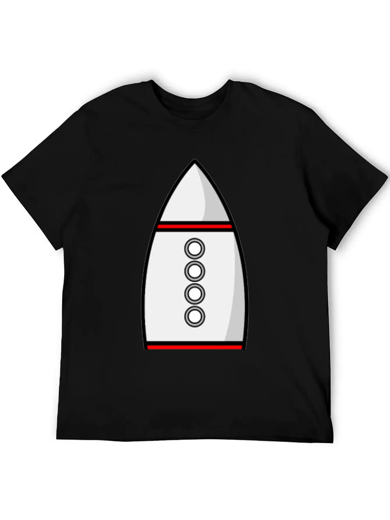 Rakete Rocket Space Shuttle Ufo Raumschiff Mond Mo Unisex Casual T-Shirt – Clean Design For Daily Comfort