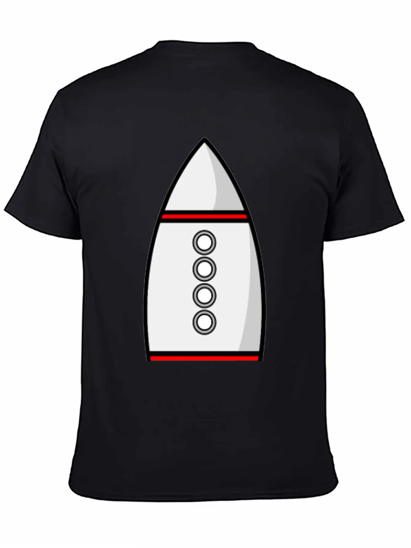 Rakete Rocket Space Shuttle Ufo Raumschiff Mond Mo Unisex Casual T-Shirt – Clean Design For Daily Comfort