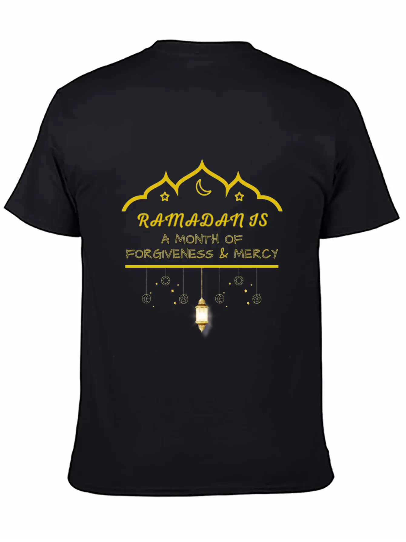 Ramadan Is A Month Of Forgiveness Golden Design Timeless Short Sleeve Tee – Comfy And Minimalist Design