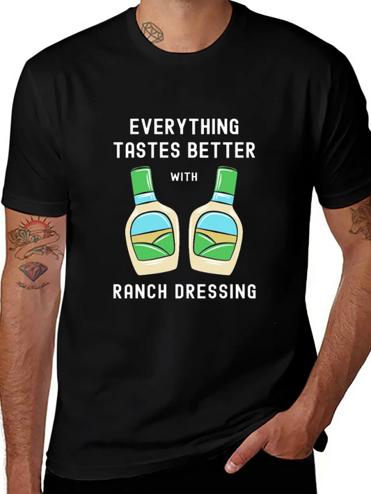 Ranch Dressing Western Sauce Essential Unisex Summer Tee – Soft Cotton Casual Fit