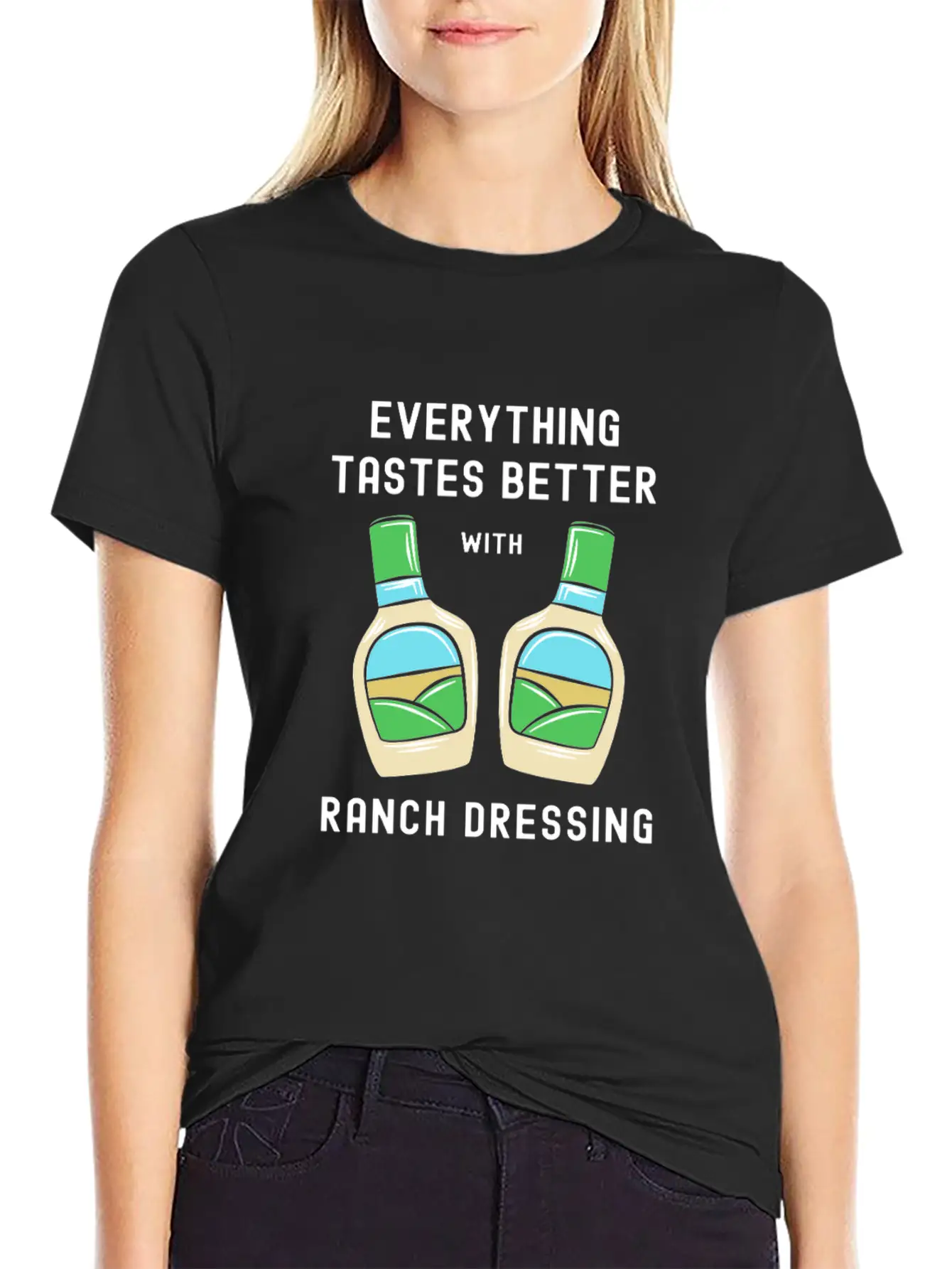 Ranch Dressing Western Sauce Essential Unisex Summer Tee – Soft Cotton Casual Fit