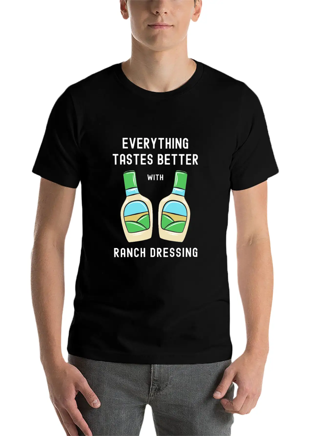 Ranch Dressing Western Sauce Essential Unisex Summer Tee – Soft Cotton Casual Fit