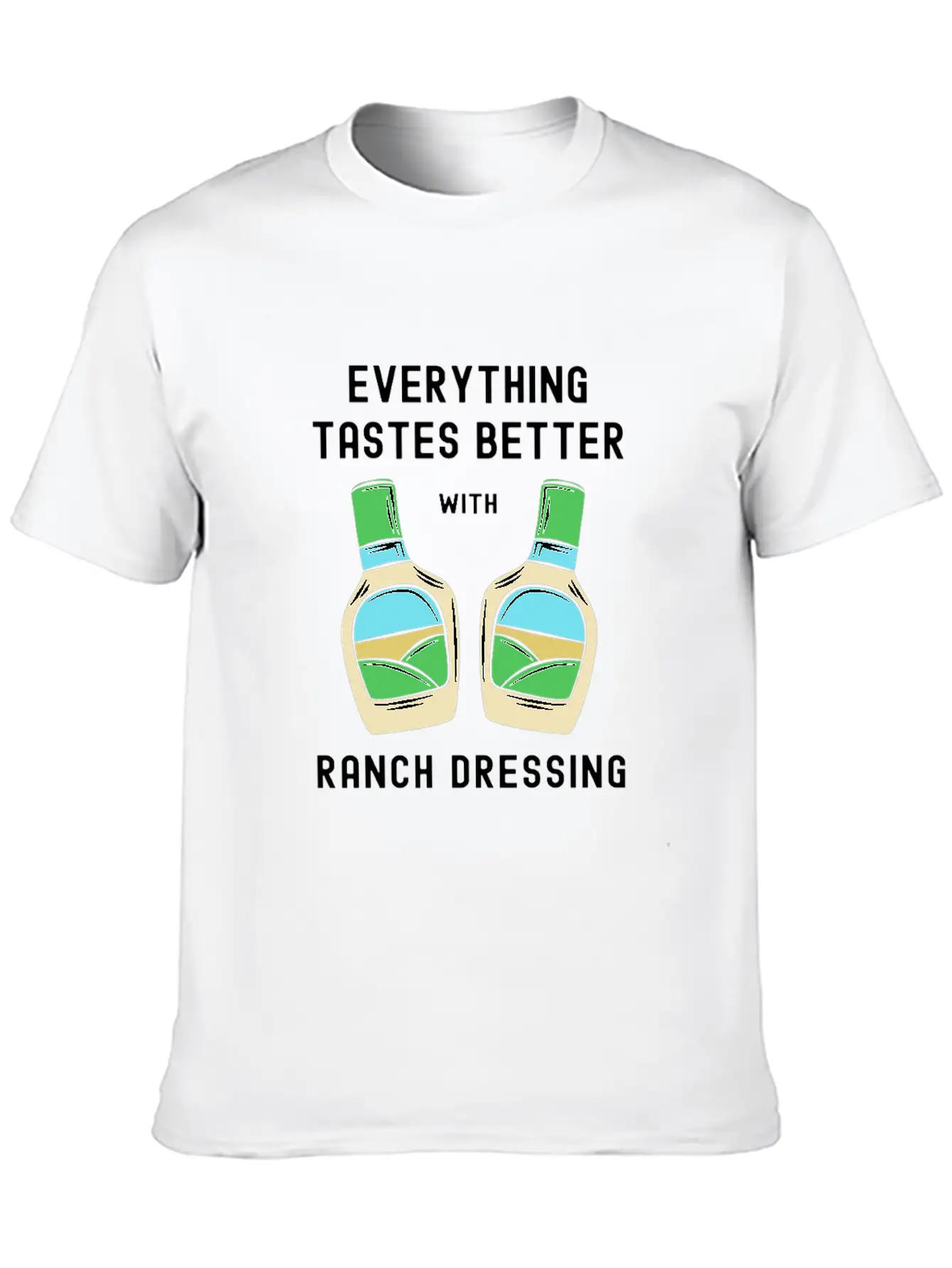 Ranch Dressing Western Sauce Essential Unisex Summer Tee – Soft Cotton Casual Fit