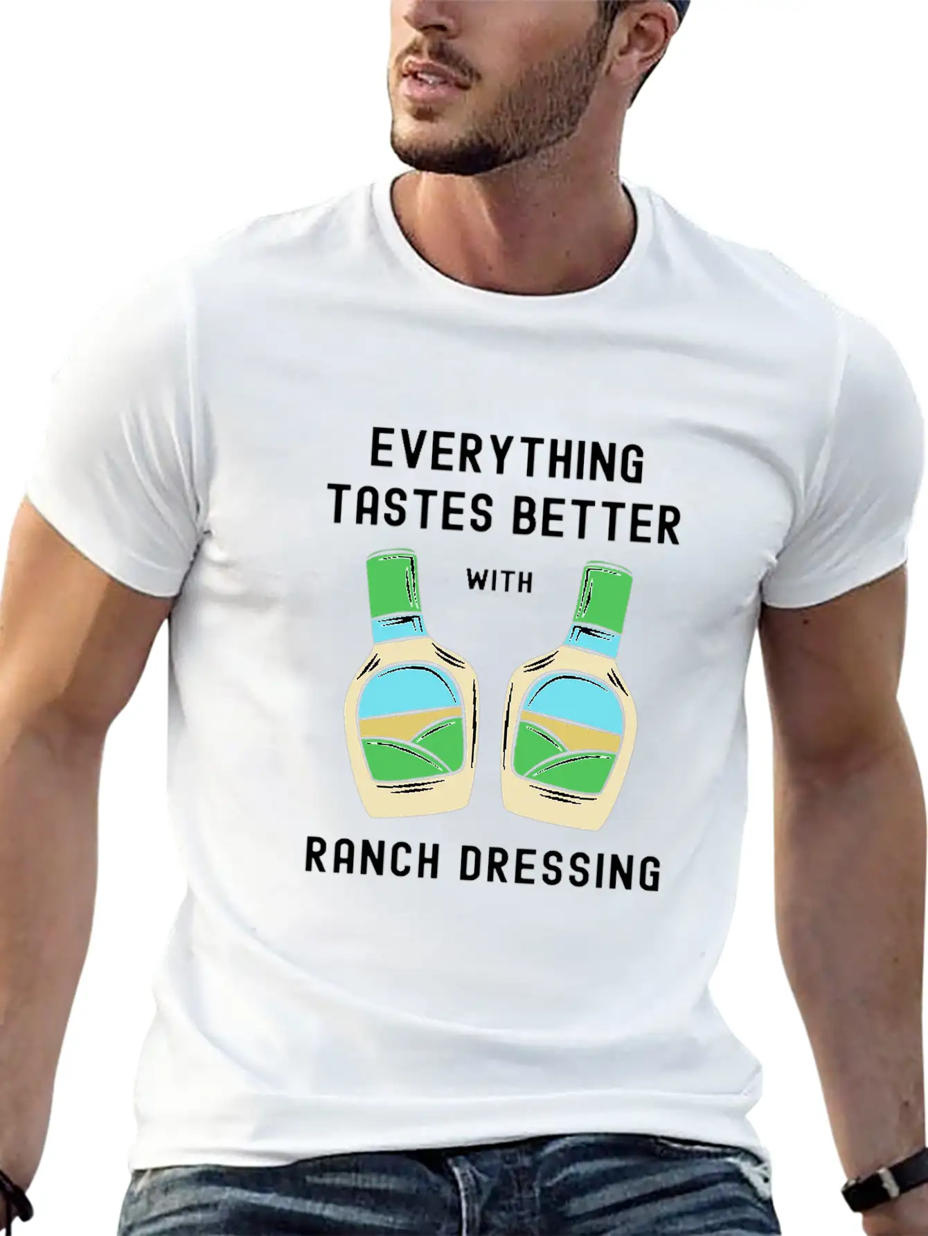 Ranch Dressing Western Sauce Essential Unisex Summer Tee – Soft Cotton Casual Fit