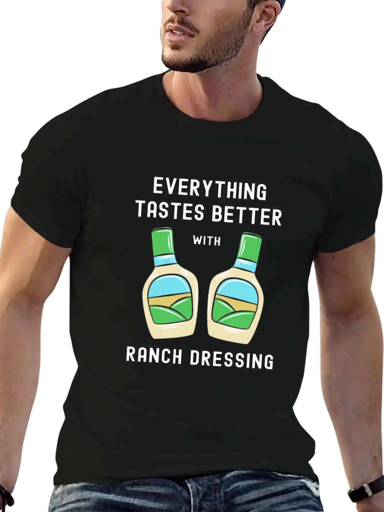 Ranch Dressing Western Sauce Essential Unisex Summer Tee – Soft Cotton Casual Fit