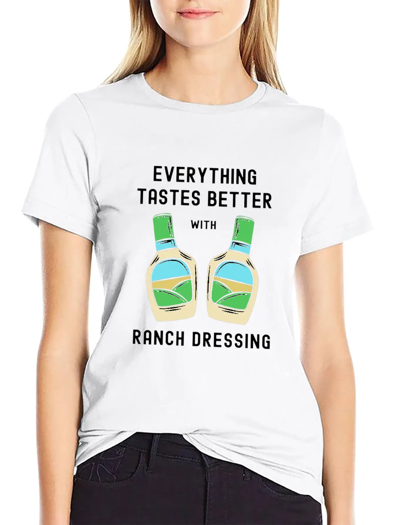 Ranch Dressing Western Sauce Essential Unisex Summer Tee – Soft Cotton Casual Fit