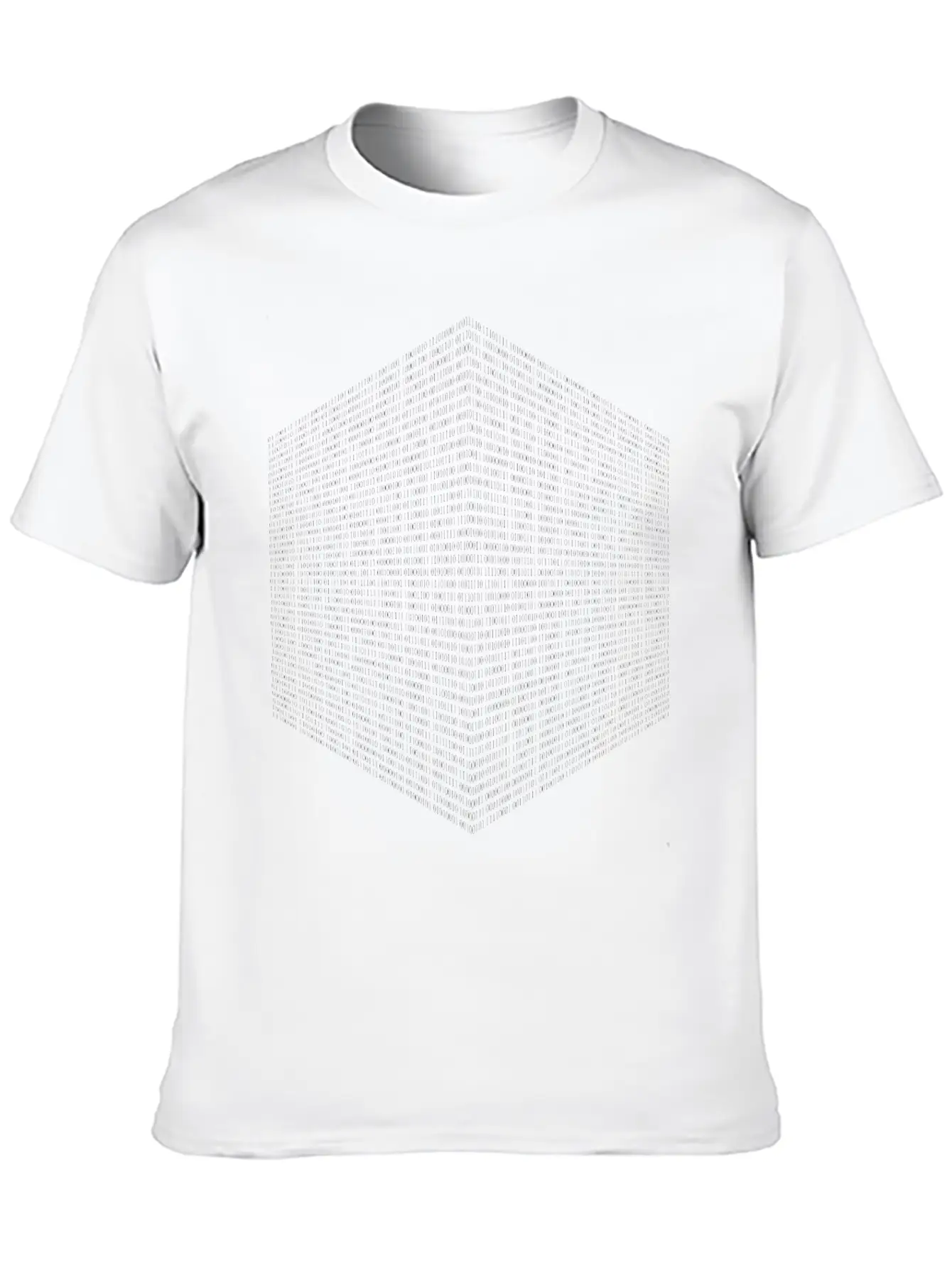 Random Binary Numbers 8 Unisex Short Sleeve Soft Cotton T-Shirt – Casual Everyday Wear