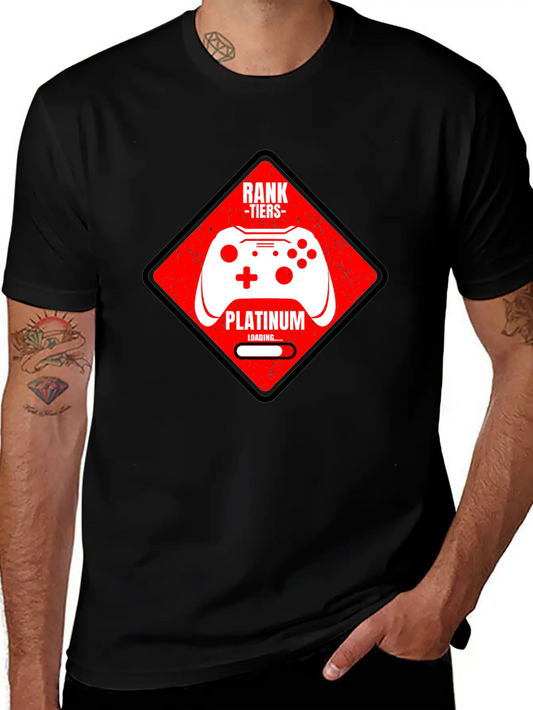Rank Tiers Platinum Unisex Casual T-Shirt – Clean Design For Daily Comfort