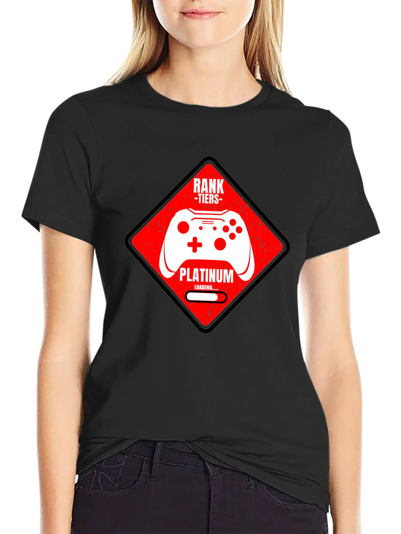 Rank Tiers Platinum Unisex Casual T-Shirt – Clean Design For Daily Comfort