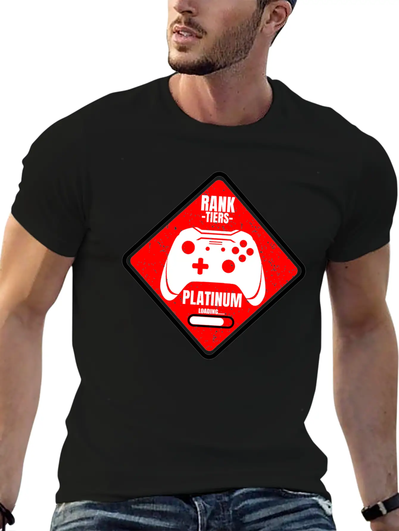 Rank Tiers Platinum Unisex Casual T-Shirt – Clean Design For Daily Comfort