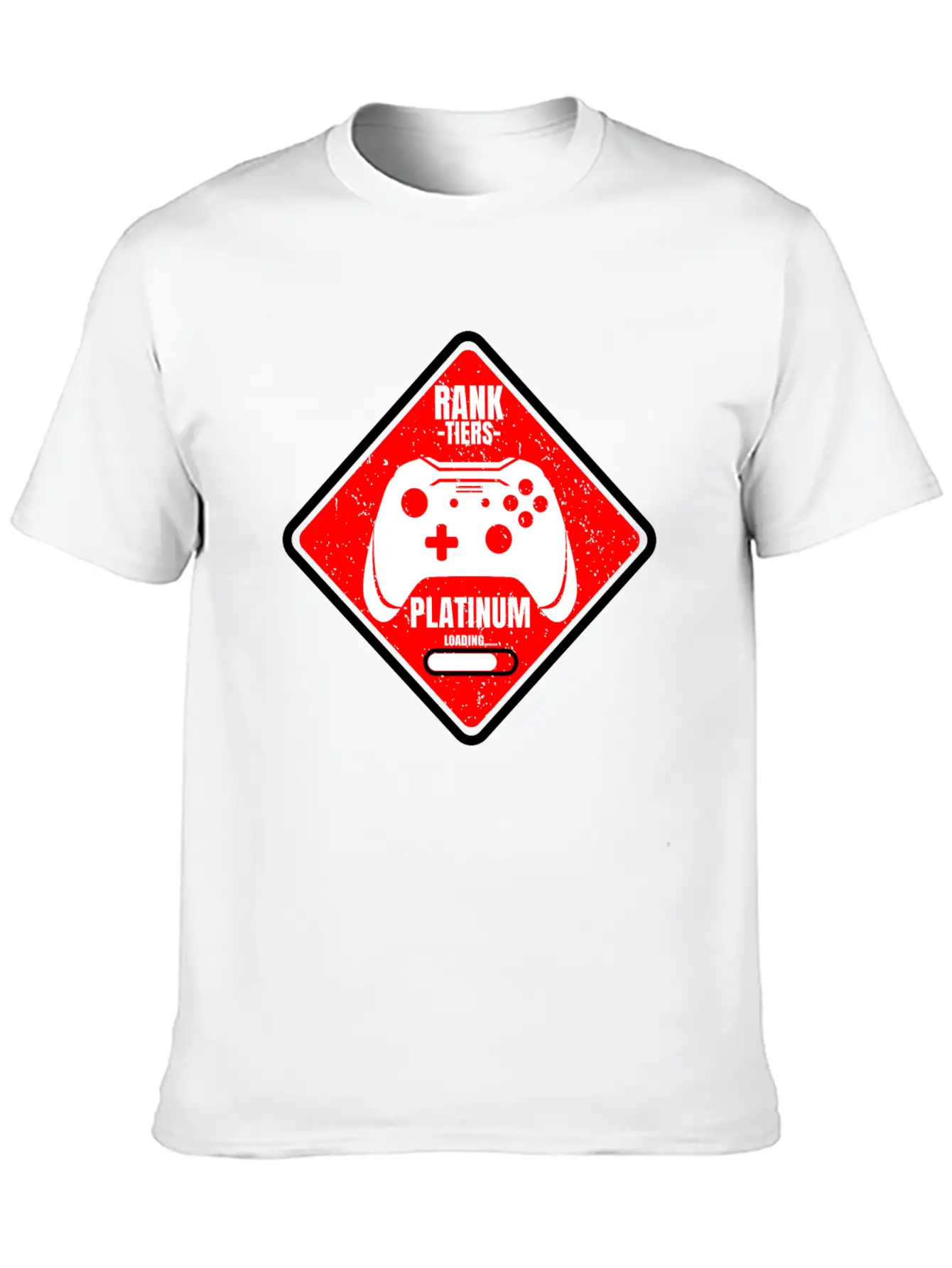 Rank Tiers Platinum Unisex Casual T-Shirt – Clean Design For Daily Comfort