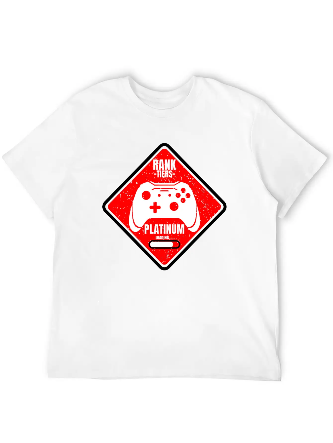 Rank Tiers Platinum Unisex Casual T-Shirt – Clean Design For Daily Comfort
