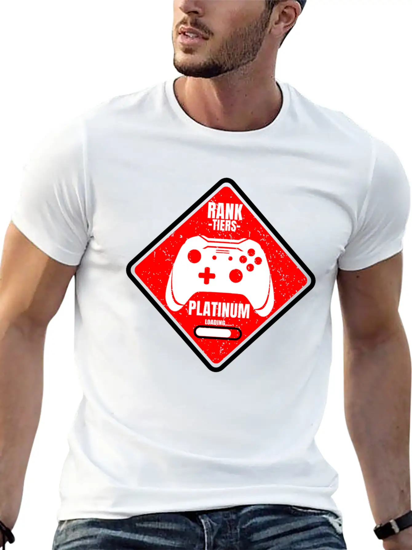 Rank Tiers Platinum Unisex Casual T-Shirt – Clean Design For Daily Comfort