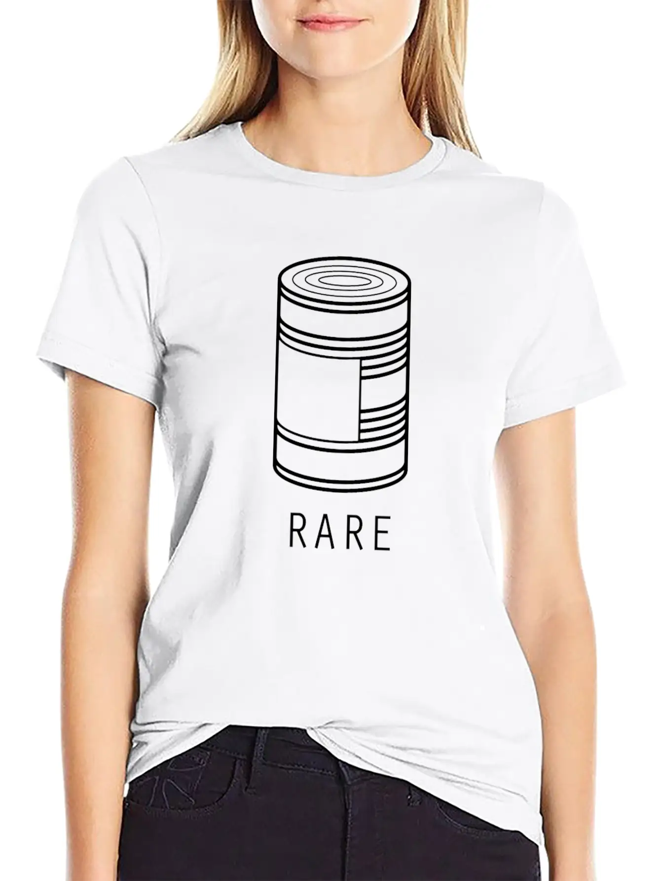 RARE - Aesthetic Vaporwave Can Unisex Short Sleeve Soft Cotton T-Shirt – Casual Everyday Wear
