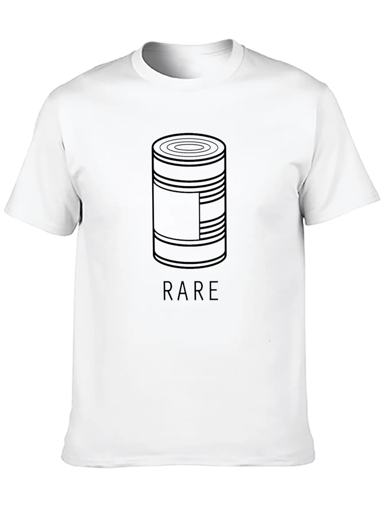 RARE - Aesthetic Vaporwave Can Unisex Short Sleeve Soft Cotton T-Shirt – Casual Everyday Wear
