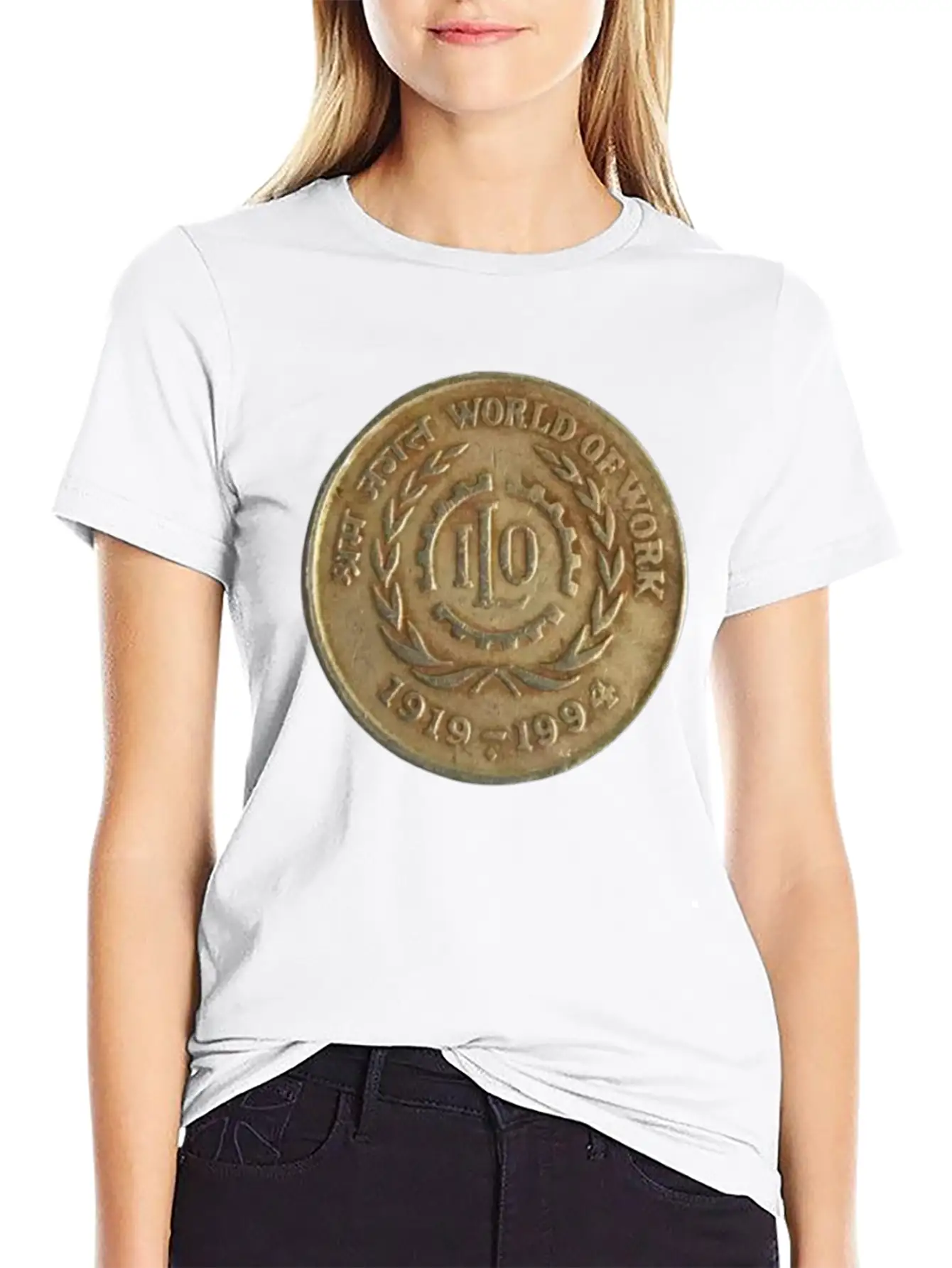Rare World Of Work Medal Comfortable Minimalist Graphic Tee – Summer Style Essential