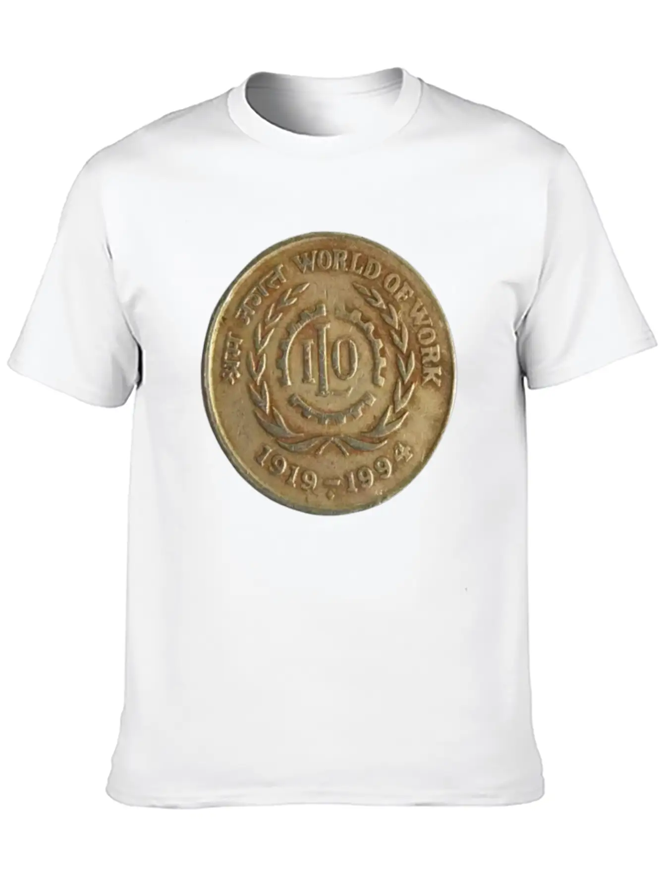 Rare World Of Work Medal Comfortable Minimalist Graphic Tee – Summer Style Essential