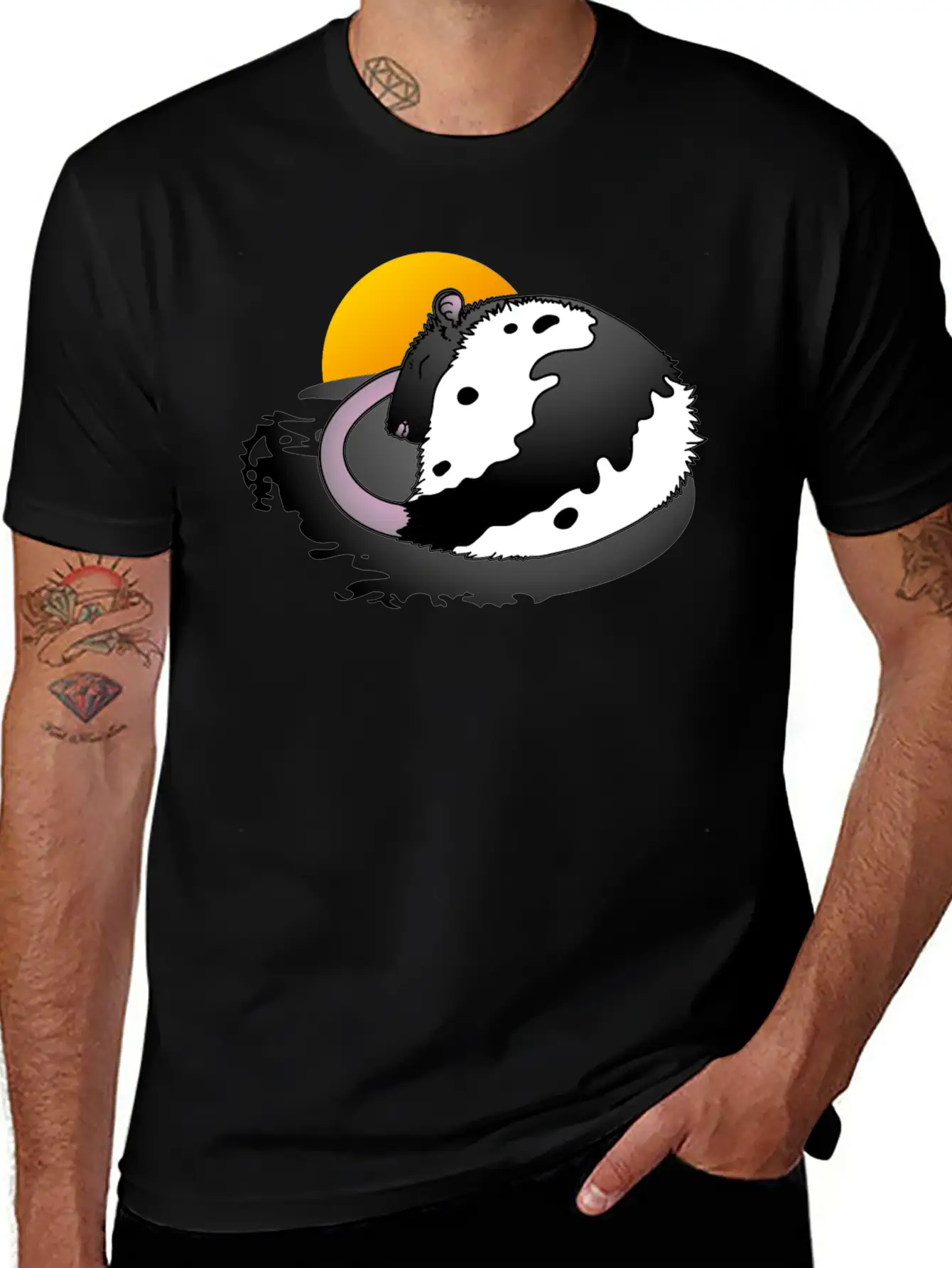 Rat Sleep Unisex Short Sleeve Soft Cotton T-Shirt – Casual Everyday Wear
