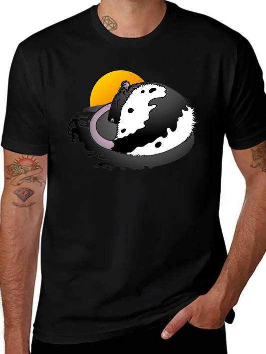 Rat Sleep Unisex Short Sleeve Soft Cotton T-Shirt – Casual Everyday Wear
