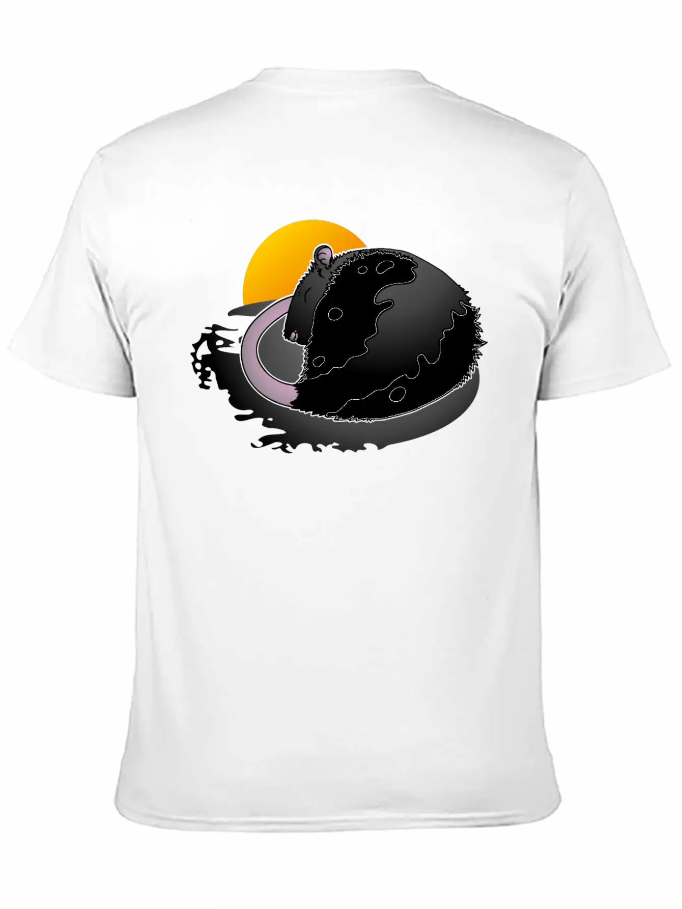 Rat Sleep Unisex Short Sleeve Soft Cotton T-Shirt – Casual Everyday Wear