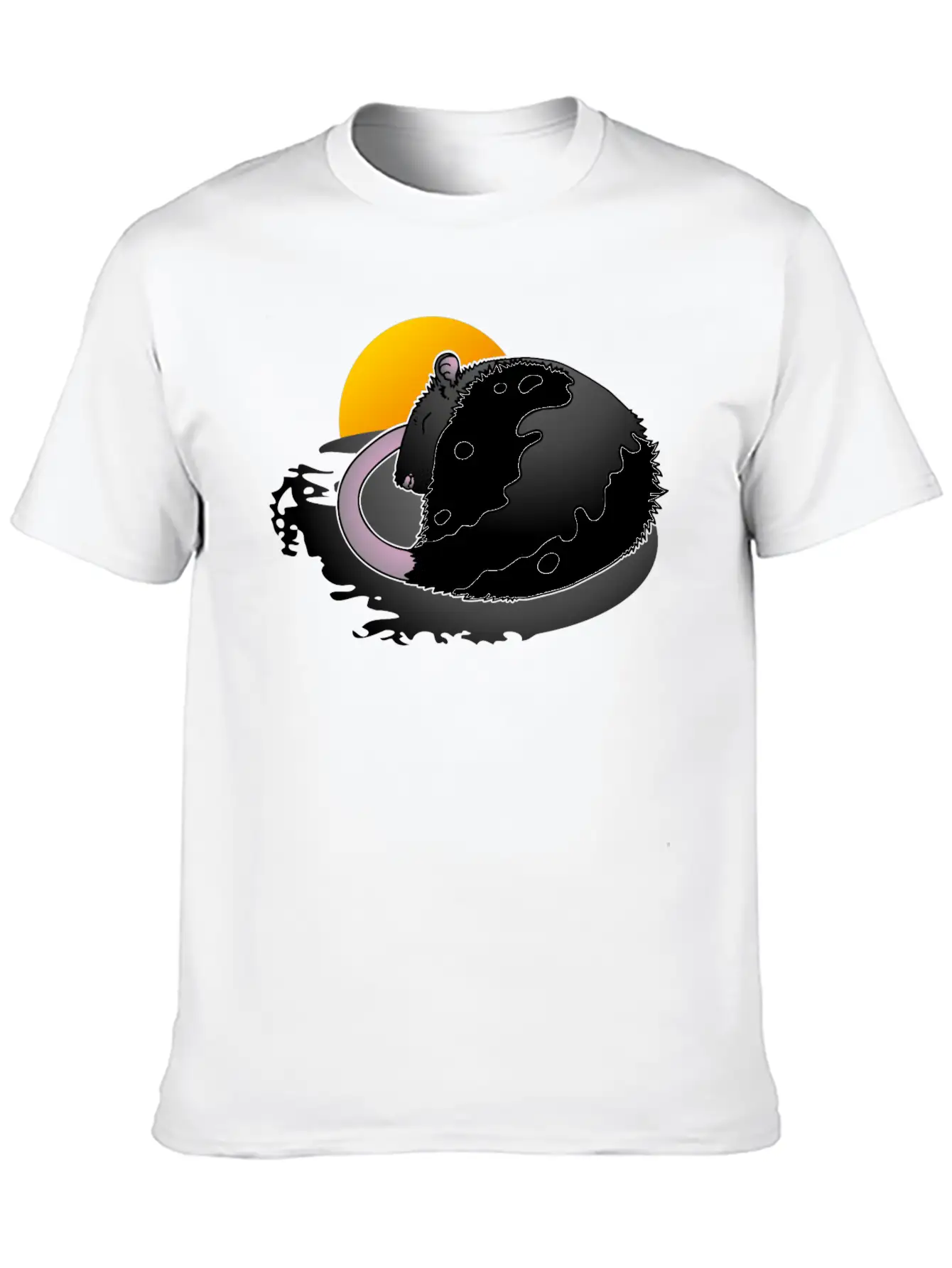 Rat Sleep Unisex Short Sleeve Soft Cotton T-Shirt – Casual Everyday Wear