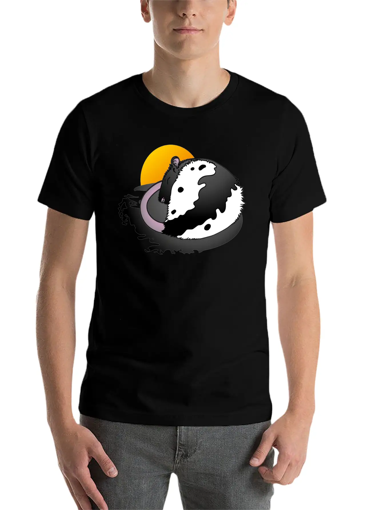 Rat Sleep Unisex Short Sleeve Soft Cotton T-Shirt – Casual Everyday Wear