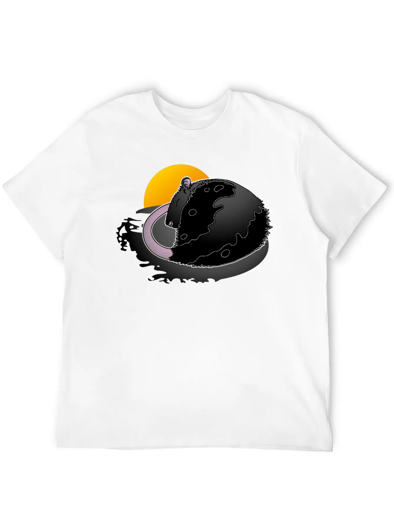 Rat Sleep Unisex Short Sleeve Soft Cotton T-Shirt – Casual Everyday Wear