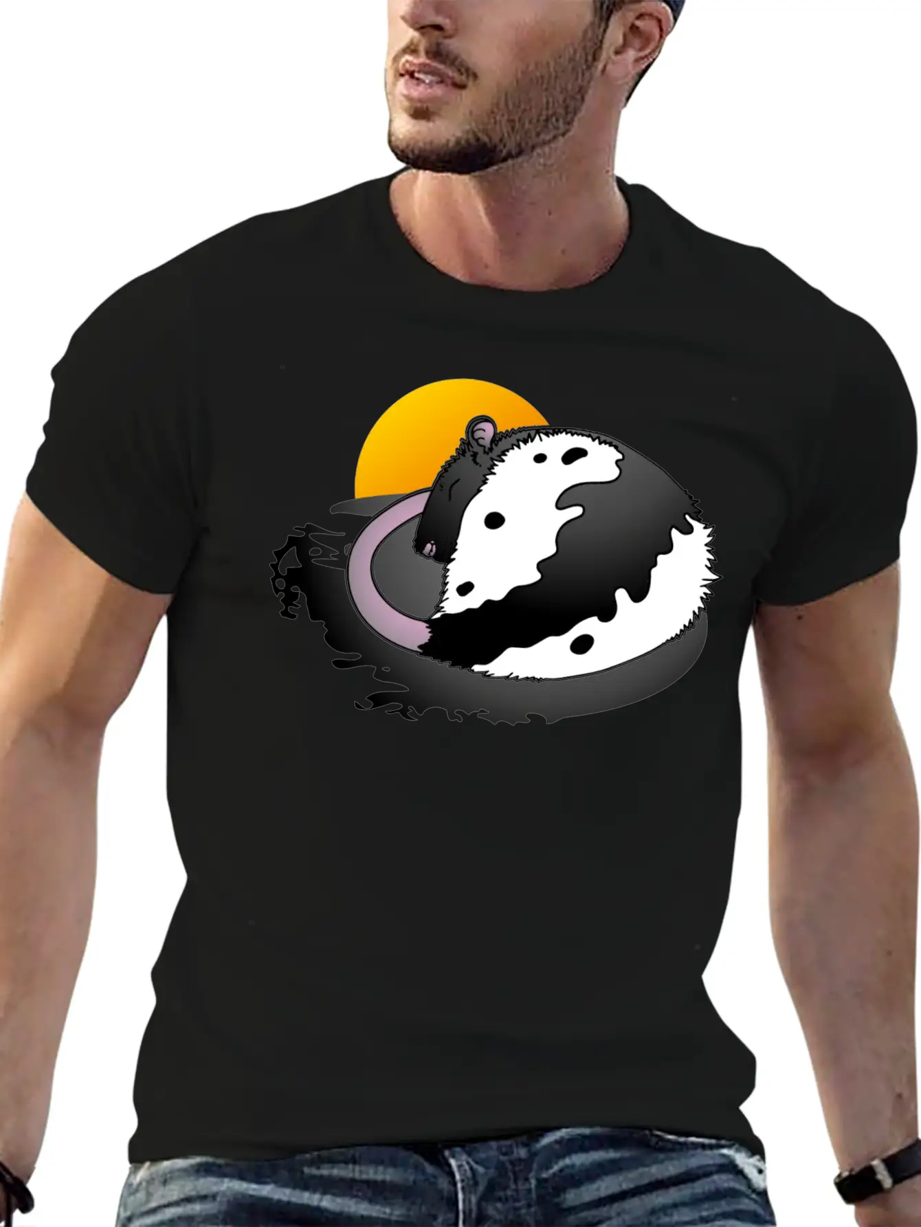 Rat Sleep Unisex Short Sleeve Soft Cotton T-Shirt – Casual Everyday Wear